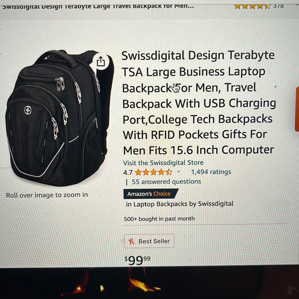 Swissdigital Design Terabyte TSA large business bag
